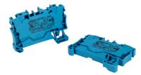 2004-1204 WAGO  TOPJOB S, 2004 Series Blue, 4mm², Single-Level, Push-In Cage Clamp Termination, ATEX, IECEx