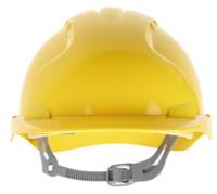 ajf030-000-200 JSP EVO2 Yellow Safety Helmet, AdjustableVentilated