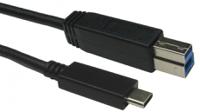 286-3711 RS PRO USB 3.1, Male USB C to Male USB B, 5Gbps, 1m, 60W