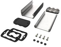 84066100hmt1-abph-600-0100 Bopla Alubos (Set) Series Black Aluminium General Purpose Enclosure, IP65, Black Lid, 57 x 32 x 100mm