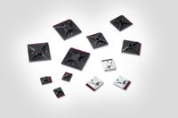 151-02244-mb3apt-a-pa66-bk HellermannTyton Self Adhesive Black Cable Tie Mount 19 mm x 19mm, 4.4mm Max. Cable Tie Width