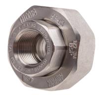 826-7107 RS PRO Stainless Steel Pipe Fitting, Straight Octagon Union, Female Rc 1/2in x Female Rc 1/2in