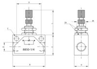 176-1755 RS PRO Threaded Flow Regulator