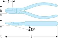 39516 Facom 395.16 Plastics Cutters