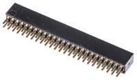 m50-3002545 HARWIN Straight Through Hole Mount PCB Socket, 50-Contact, 2-Row, 1.27mm Pitch, Solder Termination