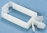 151-75109-wpc10-pa66-na HellermannTyton Natural Nylon Cable clip, 10.5mm Max. Bundle