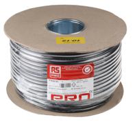 775-6123 RS PRO 3183Y 1.5 mm² 3 Core Power Cable, H05VV-F, Black PVC, 100m