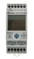 840202300000 Finder 84 Series Series DIN Rail Mount Timer Relay, 110 → 240V ac/dc, 2-Contact, 0.1 s → 9999h, DPDT