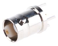 b6251c1-nt3g-50 Amphenol RF, Jack PCB Mount BNC Connector, 50Ω, Through Hole Termination, Straight Body