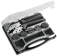 setct5plus MECATRACTION Hand Operated Mechanical Crimping Tools Hand Crimp Tool for Open Barrel Terminals