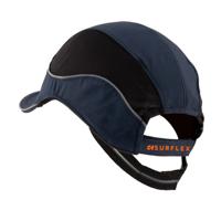 airc02v03 SURFLEX Navy Blue Short Peaked Bump Cap, PPE Protective Material