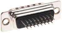 09562617700 HARTING D-Sub High Density 26 Way Through Hole D-sub Connector Plug, 2.29mm Pitch