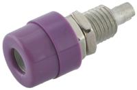 930176109 Hirschmann Test & Measurement Violet Female Banana Socket, 4 mm Connector, Solder Termination, 32A, 30 V ac, 60V dc,