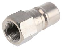 sh3-63-bspp Parker Stainless Steel Male Hydraulic Quick Connect Coupling, G 3/8 Female