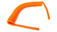 sp-dsr-252 TBS de Buck B.V. SP-DSR Spiral Cable 4 mm² 5 Core Power Cable, Orange Polyurethane PUR, 4m