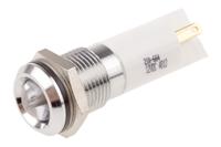 210-664 RS PRO White Panel Mount Indicator, 12V, 14mm Mounting Hole Size, IP67
