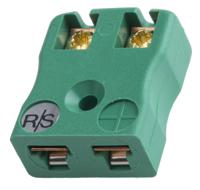 769-1274 RS PRO Miniature Miniature PCB Socket Connector for Use with Type R/S Thermocouple, 4mm Probe, ANSI, RoHS Compliant
