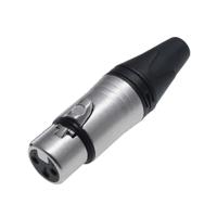 208-5193 RS PRO Cable Mount XLR Connector, Female, 50 V, 3 Way, Silver Plating