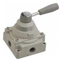 vh402-n04 SMC Lever 4/2 Pneumatic Manual Control Valve VH400 Series, NPT 1/2, 1/2in, III B