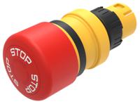 61-344042 EAO 61 Series Red Maintained Push Button Head, 16mm Cutout, IP65