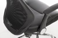 221-6332 RS PRO Black Fabric Executive Chair, 110kg Weight Capacity