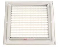 432-665 RS PRO White Aluminium Grille, Eggcrate Slat, 200 x 200mm