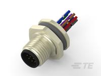 t4171030012-001 TE Connectivity Circular Connector, 12 Contacts, Rear, M12 Connector, Plug, Male, IP67, M12 Series