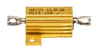 hs10-15r-j Arcol, 15Ω 10W Wire Wound Chassis Mount Resistor HS10 15R J ±5%