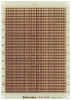 icb-028 Sunhayato Double Sided Matrix Board FR4 0.75mm Holes, 1.27 x 1.27mm Pitch, 80 x 57.5 x 1.6mm