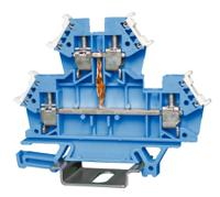 242-0528 RS PRO Blue, 2-Level, Cage Clamp Termination