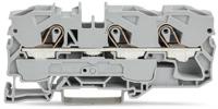 2010-1301 WAGO  TOPJOB S, 2010 Series Grey, 10mm², Single-Level, Push-In Cage Clamp Termination, ATEX, IECEx