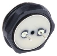 12412805072 Schurter MCS 19 Series Push Button Switch, Off-(On), PCB, 19mm Cutout, SPST, 48V dc