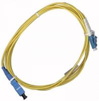180590970 Molex Premise Networks SC to LC Tight Buffer OS1 Single Mode OS2 Fibre Optic Cable, 9/125μm, Yellow, 3m