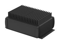 84416100hmt1-abph-1600-0100-kwl Bopla Alubos (Set) Series Black Aluminium General Purpose Enclosure, IP65, Flanged, Black Lid, 169 x 52 x 100mm