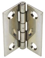 52-1-3592 Pinet Stainless Steel Butt Hinge, Screw Fixing, 50mm x 40mm x 1.2mm