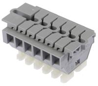 261-106-341-000 Wago 261-106/341-000 Non-Fused Terminal Block, Grey, 24A
