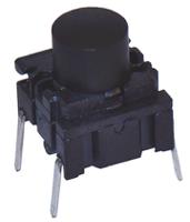 5gth9351ss09-110 MEC IP67 Black Cap Tactile Switch, SPST 50 mA @ 24 V dc