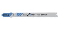 2608631507 Bosch, 17 - 23 Teeth Per Inch Metal 50mm Cutting Length Jigsaw Blade, Pack of 3