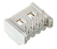 53048-0410 Molex PicoBlade Series Right Angle Through Hole PCB Header, 4 Contact(s), 1.25 mm Pitch, 1 Row, Shrouded