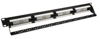 143-830 RS PRO Cat6 24 Port RJ Patch Panel UTP 1U Black