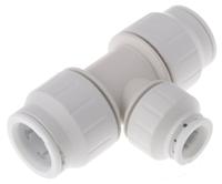 pem3022aw John Guest Plastic Pipe Fitting Push Fit Reducer Tee, 22mm