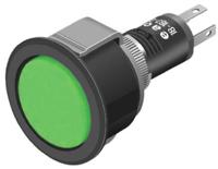 18-0600055l EAO Green Panel Mount Indicator, 3.2V dc, 16mm Mounting Hole Size
