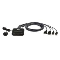 cs22hf Aten 2 Port USB HDMI KVM Switch, HDMI 1920 x 1080 Maximum Resolution