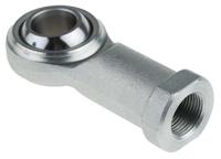 198-9033 RS PRO M20 x 1.5 Female Steel Rod End, 20mm Bore, 100mm Long, Metric Thread Standard, Female Connection Gender