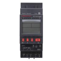sc-1810-easy Muller Digital DIN Rail Time Switch 230 V ac, 1-Channel