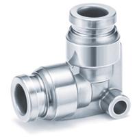 kqg2l10-00 SMC KQG2 Series Elbow Fitting, Push In 10 mm to Push In 10 mm, Tube-to-Tube Connection Style