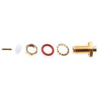 r124325003w Radiall, Jack Panel Mount SMA Connector, 50Ω, Solder Termination, Straight Body
