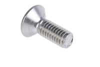 264-6465 RS PRO Plain Stainless Steel Hex Socket Countersunk Screw, ISO 10642, M6 x 16mm