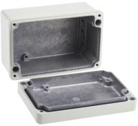 110082101 ROLEC Conform Series Grey Die Cast Aluminium Enclosure, IP66, IP67, Grey Lid, 129 x 84 x 67mm