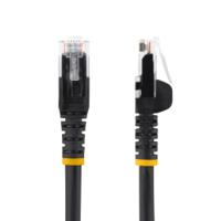 n6lpatch15mbk StarTech.com, 15m Cat6, Black RJ45 to Male RJ45 Male, U/UTP Unshielded, Terminated LSZH Sheath